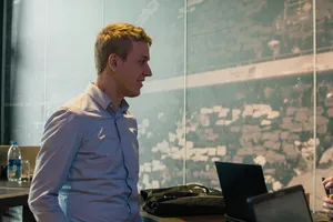 Foto van Rien Heuver tijdens een workshop
